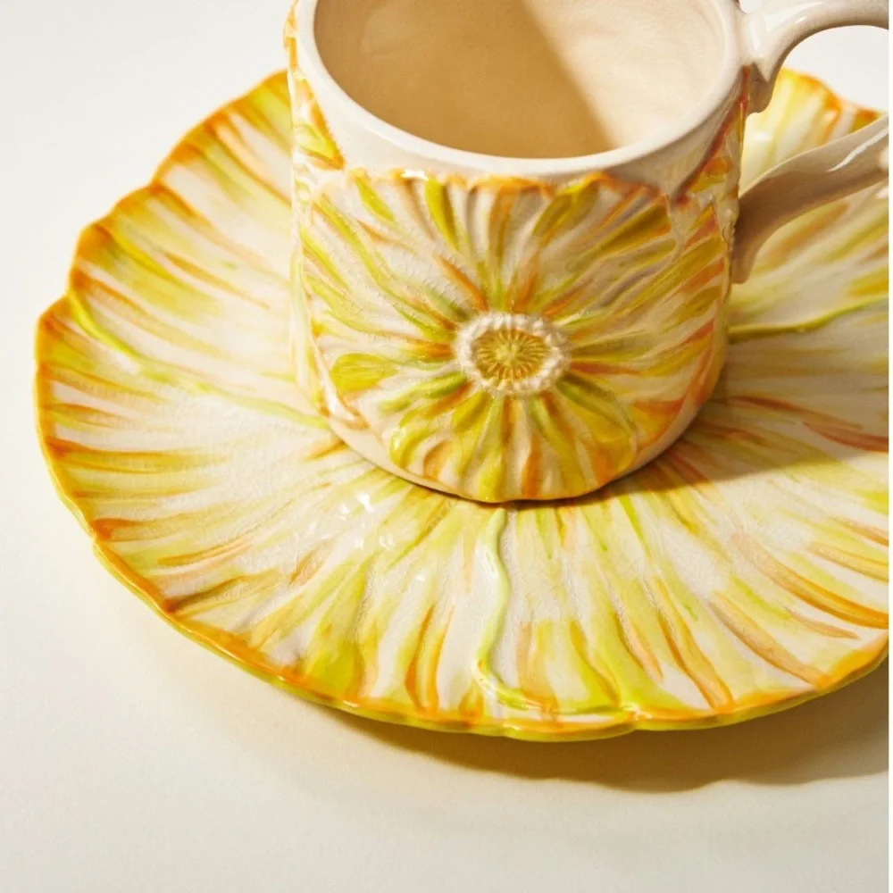 SPECIAL PRICING ๐ฅ Lily pad Mug Yellow - Picture 3 of 11